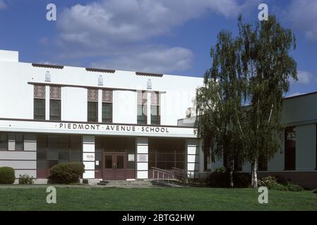 Schule, Piemont, Oakland, CA, USA Stockfoto