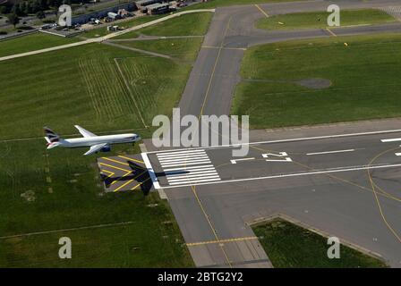 Antenne, Flughafen Heathrow, London, England Stockfoto