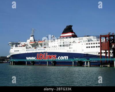 Norman Spirit, LD Lines Fähre, Le Havre, Normandie, Frankreich Stockfoto