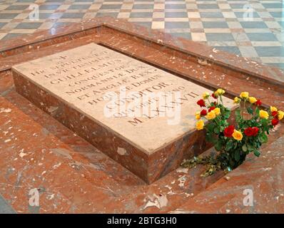 Grab, Wilhelm der Eroberer, Abbey des hommes, Caen, Normandie, Frankreich Stockfoto