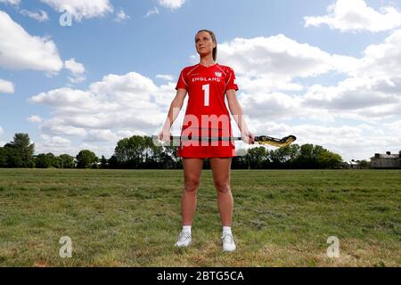 Stockley Park, London, Großbritannien. Mai 2020. England Womens Lacrosse Team Exklusives Fotoshooting; Porträt von Torz Anderson Credit: Action Plus Sports/Alamy Live News Stockfoto