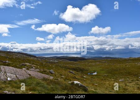 Wunderschöne Aussicht über Schottlands Westküste Stockfoto