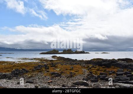 Wunderschöne Aussicht über Schottlands Westküste Stockfoto