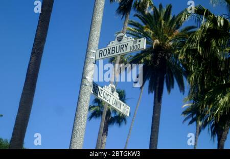 Beverly Hills, Kalifornien, USA 25. Mai 2020 EIN allgemeiner Blick auf die Atmosphäre von Agnes Mooreheds Haus in 1023 N. Roxbury Drive am 25. Mai 2020 in Beverly Hills, Kalifornien, USA. Foto von Barry King/Alamy Stock Photo Stockfoto