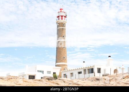 Cabo Polonio Leuchtturm, Rocha, Uruguay; ein schönes Touristenziel Stockfoto