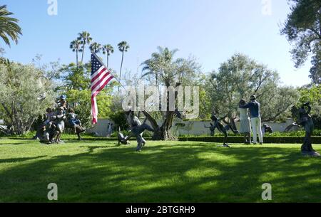 Los Angeles, Kalifornien, USA 25. Mai 2020 EIN allgemeiner Blick auf die Atmosphäre der ehemaligen Heimat von Howard Hughes und Terry Moore, und Judy Garland, Vincente Minnelli und Liza Minelli am 10000 Sunset Blvd am 25. Mai 2020 in Los Angeles, Kalifornien, USA. Foto von Barry King/Alamy Stock Photo Stockfoto