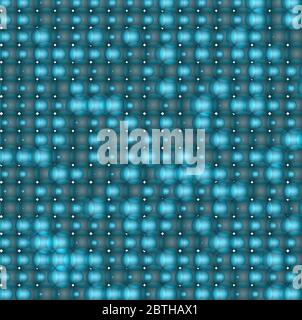 Abstrakt blauer Hintergrund mit Blasen Stockfoto