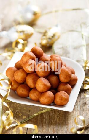 Traditionelle hausgemachte Marzipan-Süßigkeiten Stockfoto