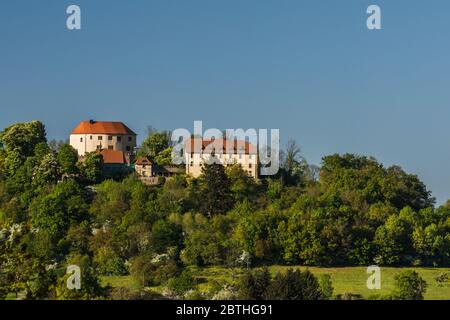 Schloss Reichenberg, Reichelsheim, Odenwald, Hessen, Deutschland Stockfoto