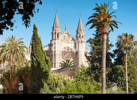 Kathedrale La Seu, Palma, Baleares, Spanien Stockfoto