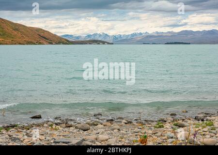 Lake Tekapo auf der Südinsel Neuseelands Stockfoto