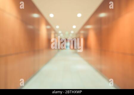Abstrakte Unschärfe und defokussierte Lobby und Hoteleinrichtung als Hintergrund Stockfoto