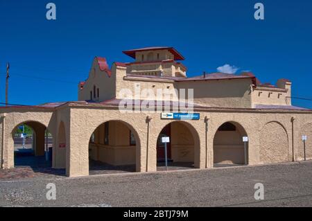 Historisches Santa Fe Depot in Raton, New Mexico, USA Stockfoto