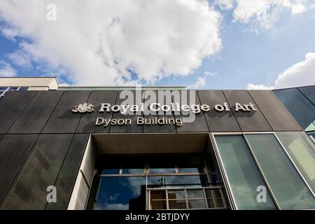 Royal College of Art, Dyson Building, Battersea, am Südufer der Themse in London Stockfoto