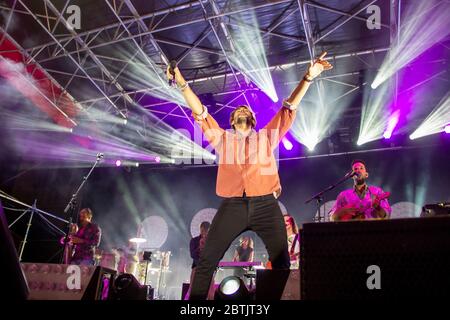 alvaro soler während Alvaro Soler an der Piazza Carli , asiago (vi), Italien, 09. August 2019 Stockfoto