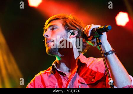 Asiago (Vi, Italien. 9. Aug. 2019. asiago (vi), Italien, Piazza Carli, 09 Aug. 2019, Alvaro Soler während - - Credit: LM/Mimmo Lamacchia Credit: Mimmo Lamacchia/LPS/ZUMA Wire/Alamy Live News Stockfoto