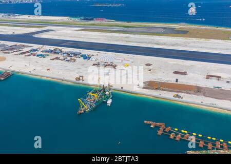 Hauptflughafen in Male, Hauptstadt der Malediven Region. Stockfoto