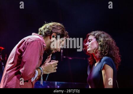 Asiago (Vi, Italien. 9. Aug. 2019. asiago (vi), Italien, Piazza Carli, 09 Aug. 2019, Alvaro Soler während - - Credit: LM/Mimmo Lamacchia Credit: Mimmo Lamacchia/LPS/ZUMA Wire/Alamy Live News Stockfoto