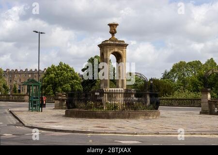 Der Mineralbrunnen, Terrace Walk, Bad Stockfoto