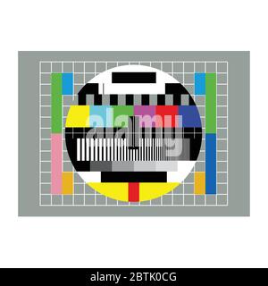 vektorgrafik tv-Test Stock Vektor