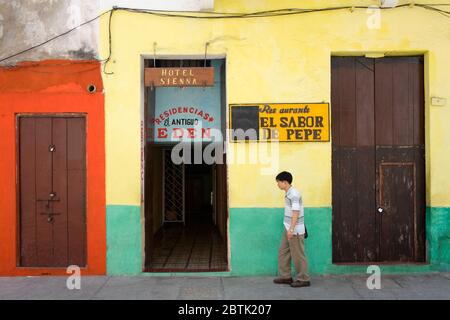 Hotel Sienna in Old Walled City District, Cartagena City, Bolivar State, Kolumbien, Mittelamerika Stockfoto