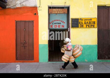 Hotel Sienna in Old Walled City District, Cartagena City, Bolivar State, Kolumbien, Mittelamerika Stockfoto