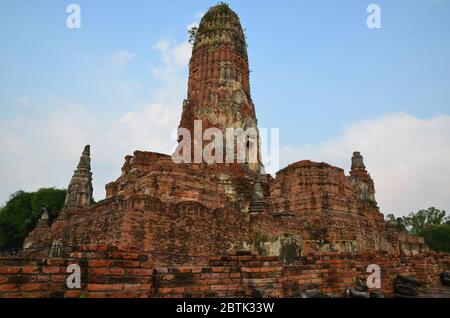 Wunderschöner Tempelkomplex von Wat Phra RAM in Ayutthaya Stockfoto