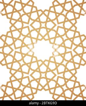 Traditionelles Islamisches Muster. Innenverkleidungen. Stock Vektor
