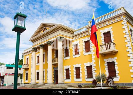 Stadtpalast, La Asuncion City (Hauptstadt),Isla Margarita, Nueva Esparta State, Venezuela Stockfoto