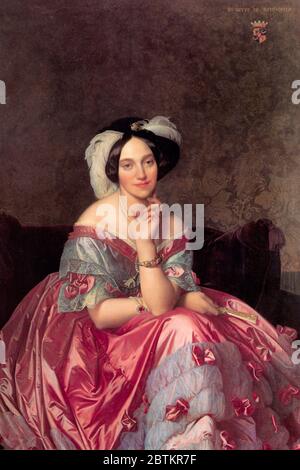 Porträt der Baronität James de Rothschild - Jean-Auguste-Dominique Ingres, 1848 Stockfoto