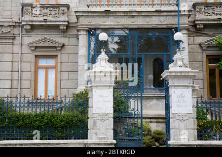 Sara Braun Palace & Union Club National Monument in Punta Arenas City, Magallanes Province, Patagonien, Chile, Südamerika Stockfoto