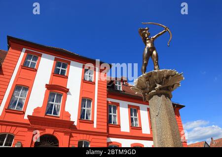 Stadt Bad Rodach, Oberfranken, Bayern, Deutschland / , Jagdschloss im Markgrafenstil, Bad Rodach, Landkreis Coburg, Oberfranken, Bayern, Deutschland Stockfoto