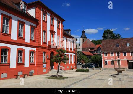 Stadt Bad Rodach, Oberfranken, Bayern, Deutschland / , Jagdschloss im Markgrafenstil, Bad Rodach, Landkreis Coburg, Oberfranken, Bayern, Deutschland Stockfoto