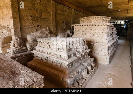 Jaulian Buddhist Stupa, alte Stadt Taxila, Jaulian, Bezirk Haripur, Khyber Pakhtunkhwa Provinz, Pakistan, Südasien, Asien Stockfoto