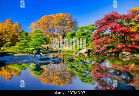 Japan, Tokio, Chiyoda Ku, Imperial Palace Gardens Stockfoto