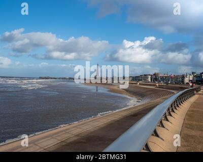 Blackpool Reiseziel Lancashire Nordengland Stockfoto