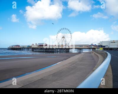 Blackpool Reiseziel Lancashire Nordengland Stockfoto