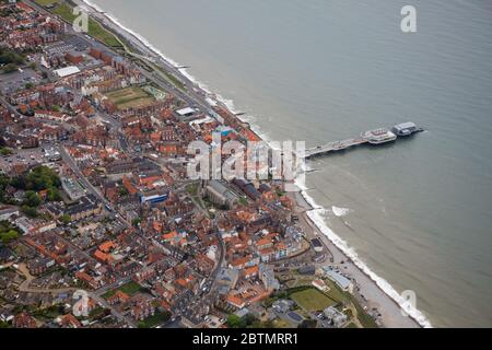 Luftaufnahme von Cromer, England Stockfoto