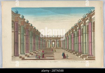 PEEPshow Print. Forschung im ProgressPeep-Show Print Stockfoto