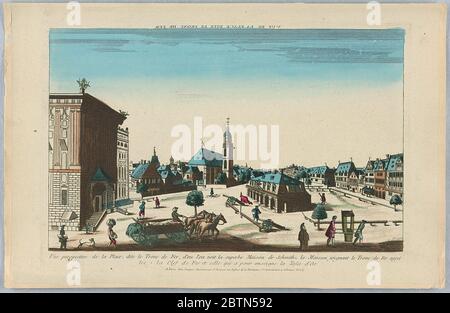 PEEPshow Print. Forschung im ProgressPeep-Show Print Stockfoto