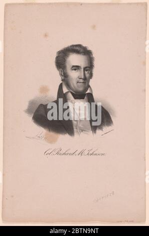 Richard Mentor Johnson. Stockfoto