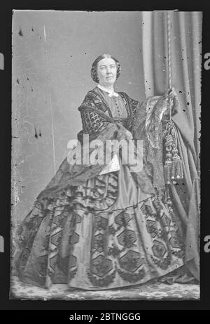 Unbekannte Frau. Stockfoto