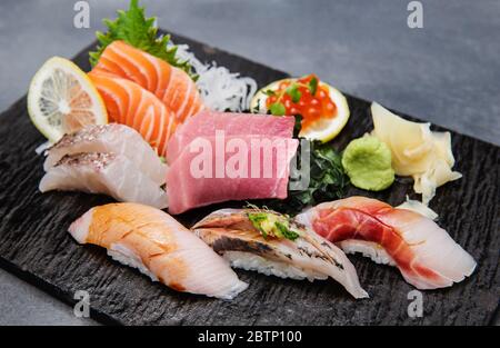 Sushi Platte Stockfoto