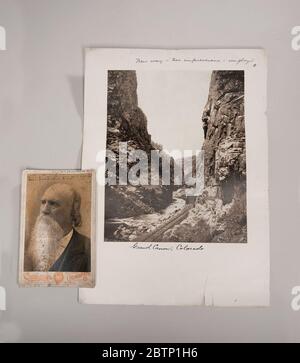 Patentmodell für den Druck photomechanischer Platten. Dieses Patentmodell demonstriert eine Erfindung für Methoden, um fotomechanische oder andere Drucke wie Originalfotos zu gestalten. Stockfoto