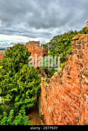 Stadtmauern von Chester in England Stockfoto