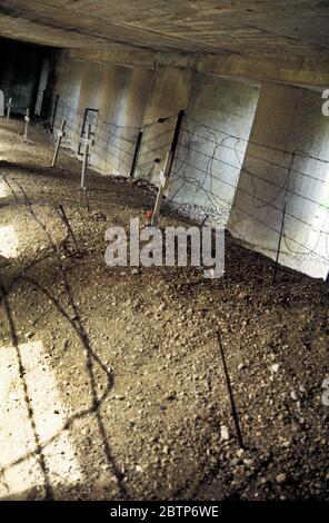 Der Bayonet-Graben der Schlacht von Verdun, Frankreich, dargestellt 1966 Stockfoto