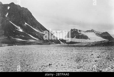 Amsterdam Island. Spitzbergen. 29 Mai 1928 Stockfoto