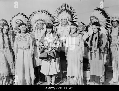 Kayitze. Los Angeles schönsten indischen Mädchen. 29 Mai 1931 Stockfoto