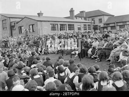 Swanscombe Central School Sport . 1937 Stockfoto