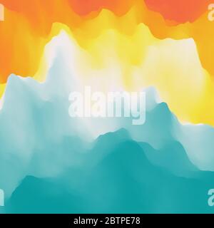 Wasser Oberfläche. Natur Hintergrund. Moderne Muster. Vector Illustration für Ihr Design. Stock Vektor